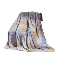 罗莱毛毯彩绘迷宫法兰绒毯柔软透气吸湿不易缩水150*180cm