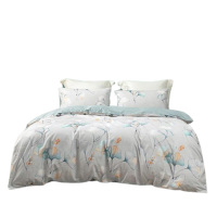 罗莱床品四件套晴月金杏全棉柔软亲肤双面设计床单*1被罩*1枕套*2