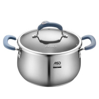 爱仕达汤锅20cm黛丽舍系列C味不锈钢炖汤锅GL1720B