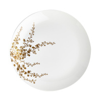 WEDGWOOD餐盘灿金花园骨瓷西餐盘菜盘汤盘27cm