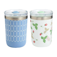 WEDGWOOD保温杯野草莓金粉年华随行杯350ml(花色随机)