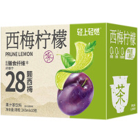 轻上西梅柠檬茶饮料膳食纤维果汁茶饮品245ml*10瓶