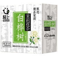 轻上白桦树茉莉花乌龙茶0糖0卡0脂饮料400ml*6瓶