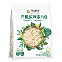 阴山优麦燕麦免煮麦片早餐健身天然即食有机纯燕麦片875g