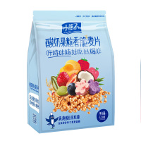 阴山优麦燕麦代餐饱腹小燕子酸奶果粒香脆麦片420g