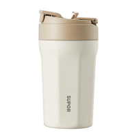 苏泊尔保温杯450mL双层陶瓷吸管杯KC45KM10(颜色随机)