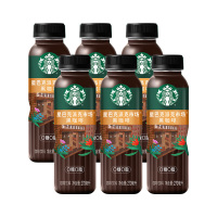 星巴克即饮咖啡派克市场黑咖啡香气馥郁0糖0脂270ml*6