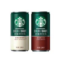 星巴克星倍醇唤醒你的满满活力咖啡饮料228ml*12罐(味道随机)