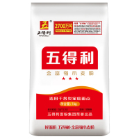 五得利小麦粉三星金富强家庭通用中筋粉包子馒头饺子粉1kg