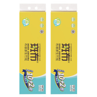 斑布卷纸无芯原生竹浆湿水不易破卫生纸 纸巾4层140g*12卷*2提