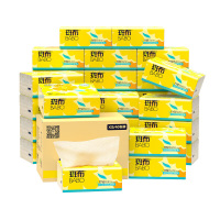 斑布抽纸XS码面巾纸竹纤维本色卫生纸巾家用纸3层90抽*40包