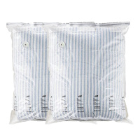 太力收纳袋加大加厚免抽气真空棉被羽绒服衣物整理压缩袋大号*2个