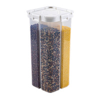 太力收纳盒杂粮密封罐五谷杂粮米桶储物罐收纳盒储米2.9L