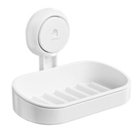 太力香皂盒免打孔强力吸盘壁挂式沥水便携香皂置物架1层*1个