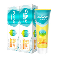 纳爱斯牙膏维他命C固齿护龈鲜橙薄荷清新口气橙子味165g*2支