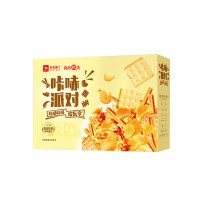 良品铺子零食礼盒饼干罐头美味随身带小袋随时解馋咔哧派对353g