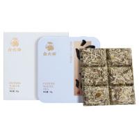 白大师茶叶白茶风味纯正白毫银针福鼎老白茶便携小方片饼干茶30g