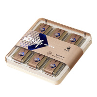 白大师茶叶福鼎白茶紧压寿眉小方片饼干茶叶风味纯正水晶盒240g