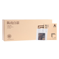 白大师茶叶正宗高山福鼎白茶一级陈皮白茶紧压茶寿眉袋泡茶120g