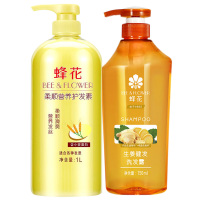 蜂花洗护套装生姜洗发水750ml+小麦护发素1L