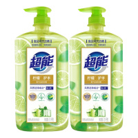 超能洗洁精植物洁净呵护双手离子去油洗洁精柠檬护手1.5kg*2瓶
