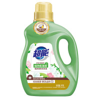 超能洗衣液绿色风铃草植物氨基酸护衣防串色植沐悦色洗衣液3kg