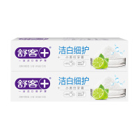 舒客牙膏小苏打美白清新口气牙龈护理薄荷味洁白细护120g*2