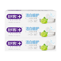 舒客牙膏小苏打美白清新口气牙龈护理薄荷味洁白细护120g*3