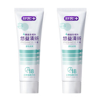 舒客牙膏悠益清新益生菌清新口气清悦缤果120g*2(包装随机)