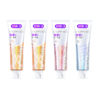 舒客牙膏专研美白酵素亮白牙齿清新口气温和亮白120g*4