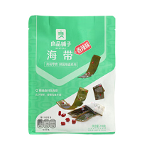 良品铺子休闲零食即食海味小吃海带片独立小包装香辣味海带218g