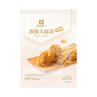 良品铺子糕点香酥大麻花天津风味零食小吃传统休闲食品小袋160g