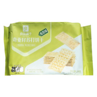 良品铺子饼干解馋充饥休闲零食独立包装奇亚籽苏打饼干海苔味250g