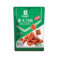 良品铺子休闲零食小吃厚实劲道香辣够味素大刀肉(香辣味)260g