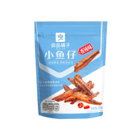 良品铺子休闲零食开袋即食香辣过瘾肉质紧实小鱼仔(香辣味)80g