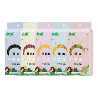 北大荒食品礼盒黑米400g+红小豆380g+玉米糁380g+小米400g+绿豆380g