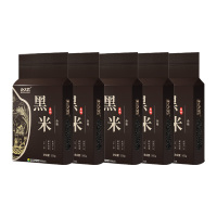 北大荒黑米极简系列东北黑米黝黑亮泽原生原色500g*5袋