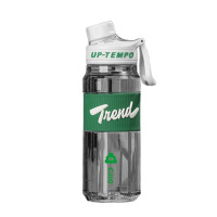 希乐水杯870ml户外健身便携大容量塑料杯XL-2447雪球白