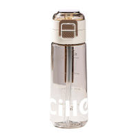 希乐水杯620ml便携吸管杯随手杯XL-2512-620国画棕