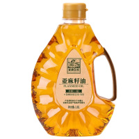 亚麻公社亚麻籽油易储存凉拌伴侣坚果香味油体金黄1.8L