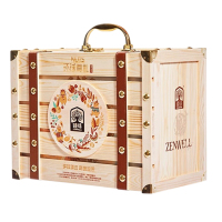 臻味坚果礼盒炒货休闲零食圆润饱满淡淡奶香环球尊礼2.1kg