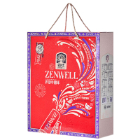 臻味坚果礼盒休闲零食圆润饱满淡淡奶香环球中国年礼盒1.55kg