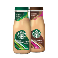 星巴克饮料星冰乐即饮摩卡咖啡礼盒装281ml*6瓶(味道随机)
