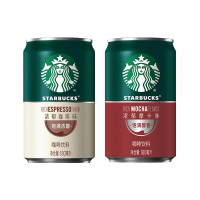 星巴克饮料星倍醇经典意式即饮咖啡摩卡180ml*12罐(味道随机)