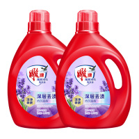 雕牌洗衣液持久留香炫丽沁心洗衣液薰衣草芳香1.06kg*2瓶