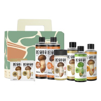 松鲜鲜调味品金标松茸一品鲜白灼汁四方食事礼盒1080g+990ml