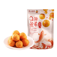 廣州酒家鱼蛋日式即食鱼丸小吃休闲零食鱼香浓郁Q弹香辣味90g