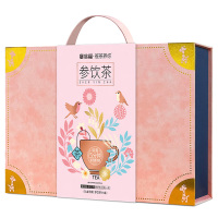 塞翁福参饮茶礼盒茶茶养你茶汤清甜清爽解腻樱花粉160g