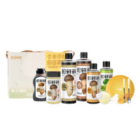 松鲜鲜调味品金标松茸酱油日日圆满礼盒490ml+1505g