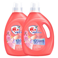 雕牌洗衣液除菌祛味高奢香水香氛洗衣液格拉斯五月玫瑰3kg*2瓶